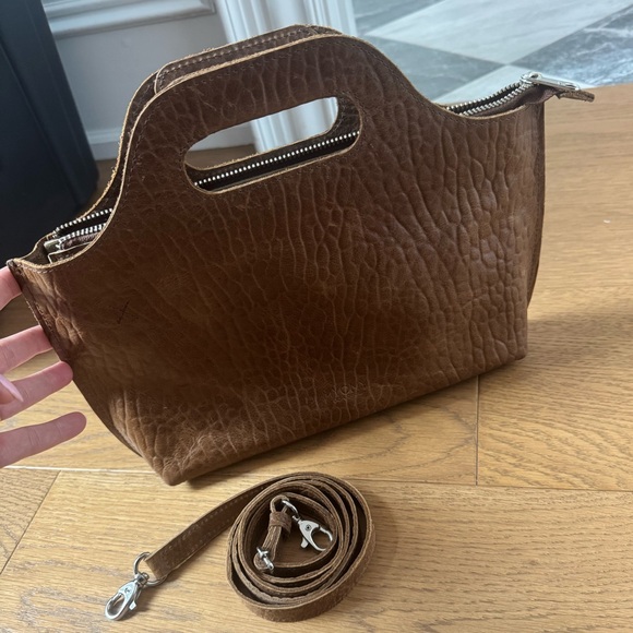 Myomy Handbags - Myomy My Carry Bag - Sustainable Purses - Brown Leather - NWOT